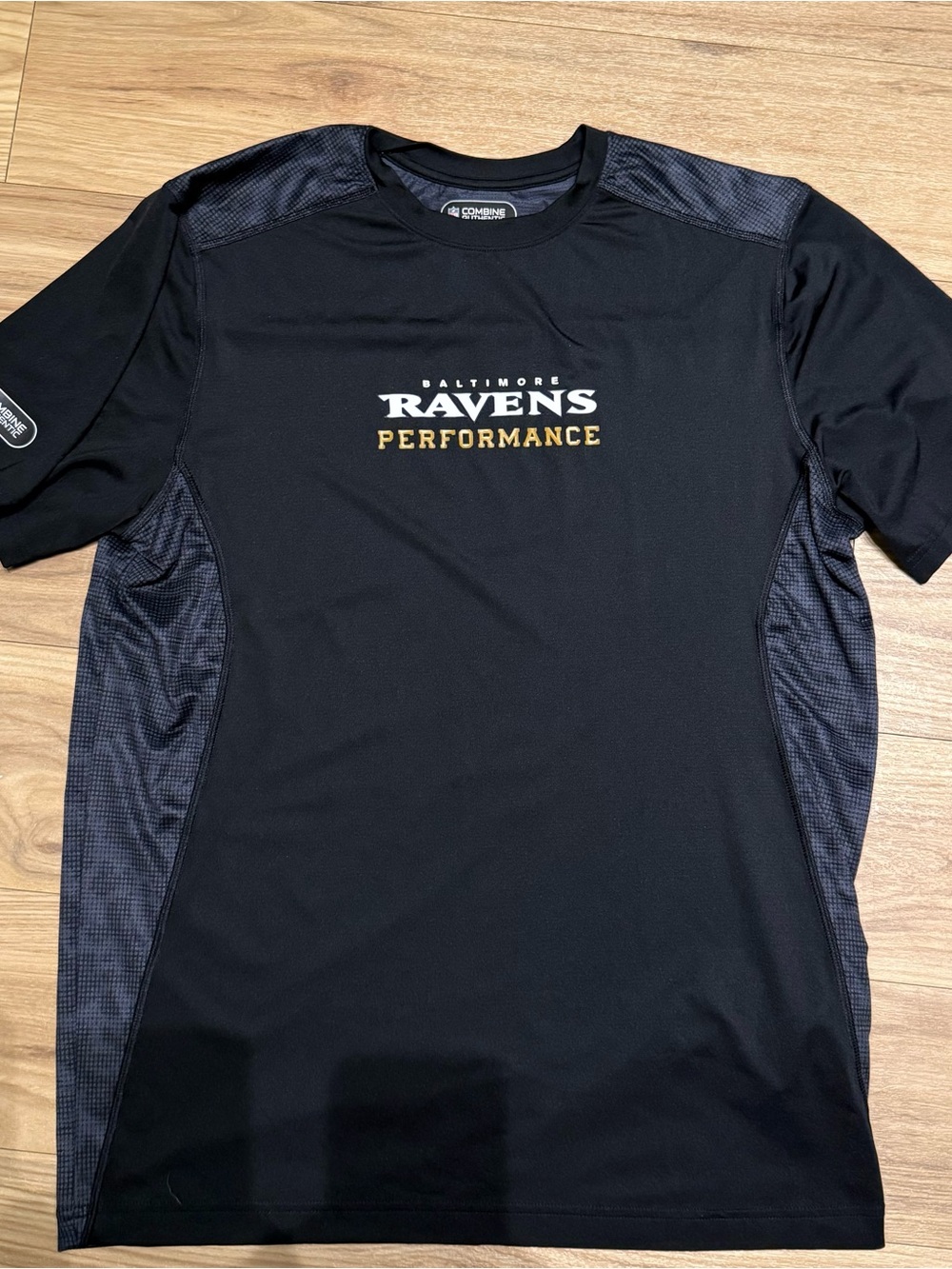 Baltimore Ravens Performance Men's tee shirt NFL COMBINE Heat Gear